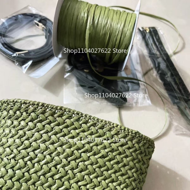 120 г/рулон Матовая пряжа из р – обзор и цена Crochet Bag Raffia