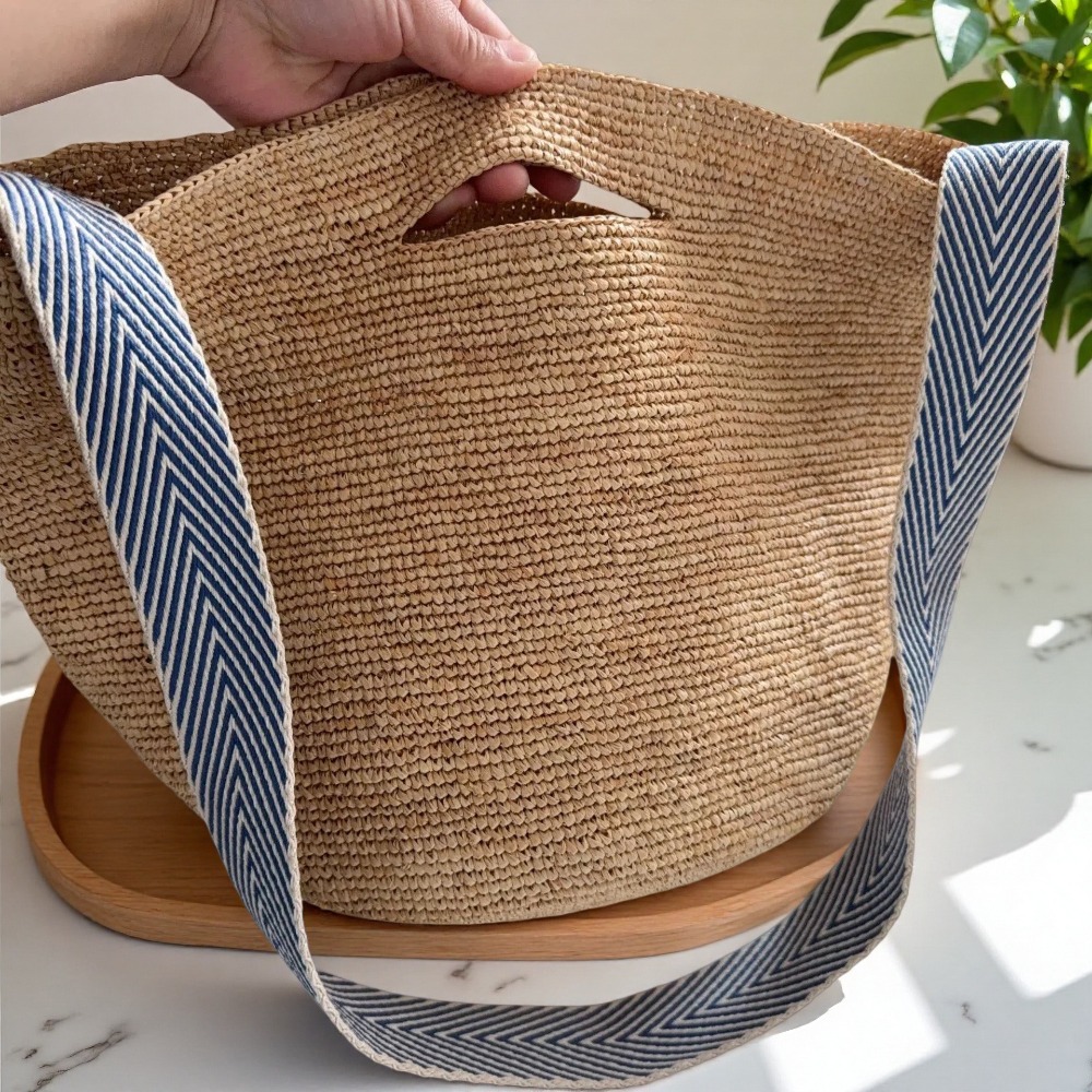 Новая женская сумка-ведро из р – обзор и цена Crochet Bag Raffia